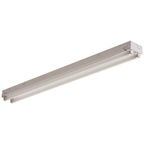 Lithonia Lighting C 2 40 120 MBE 2INKO 2-Light Flushmount Steel White Fluorescent Light