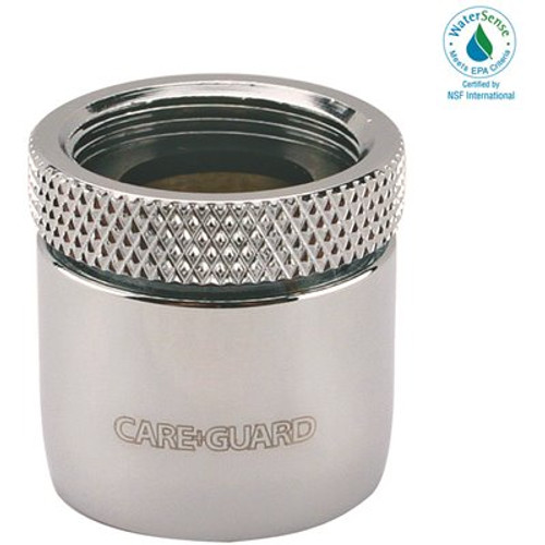Careguard 1.5 GPM 3/4 in. - 27 Regular Female with Adapter Faucet Attachment, Chrome