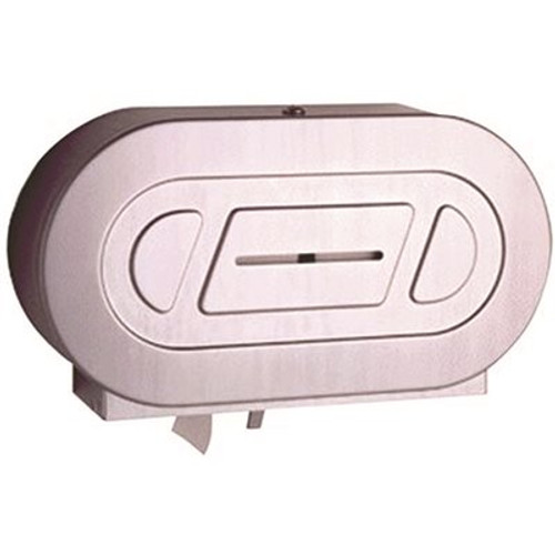 Bobrick Surface-Mounted Twin Jumbo-Roll Toilet Tissue Dispenser