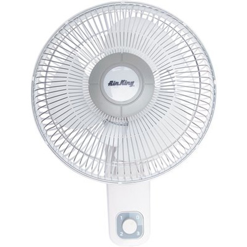 Air King 12 in. 3-Speed Wall Mount Oscillating Personal Fan