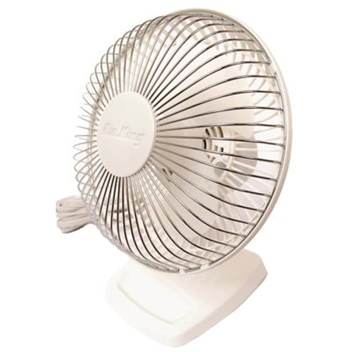 Air King 6 in. 2-Speed Commercial Grade Desk Fan with Adjustable Head