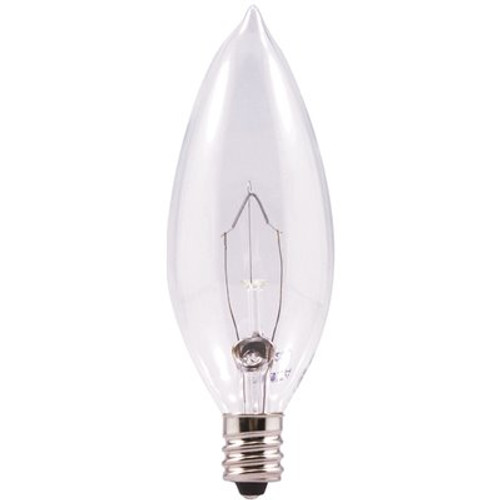 Sylvania 40-Watt B10 Decorative Incandescent Light Bulb (48-Pack)