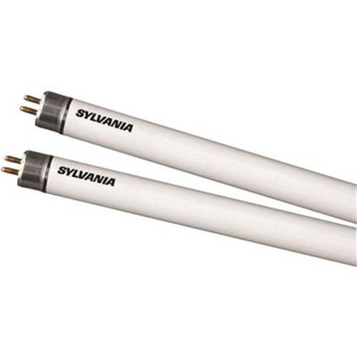 Sylvania 12 in. 8-Watt Linear T5 Fluorescent Tube Light Bulb, Soft White (1-Bulb)