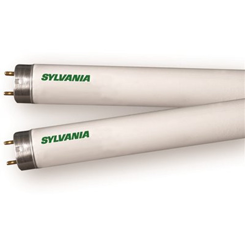 Sylvania 18 in. 14-Watt Linear T8 Fluorescent Tube Light Bulb, Soft White (1-Bulb)