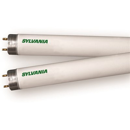 Sylvania 4 ft. 28-Watt Linear T8 Fluorescent Tube Light Bulb, Daylight (1-Bulb)