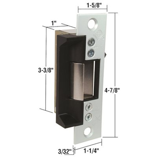 ADAMS RITE 7140 Series Electric Strikes for Deadlatches and Cylindrical Locks, 24Vac/12Vdc