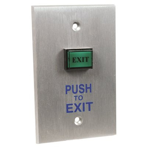 Alarm Lock STANDARD GREEN ILLUMINATED EXIT BUTTON