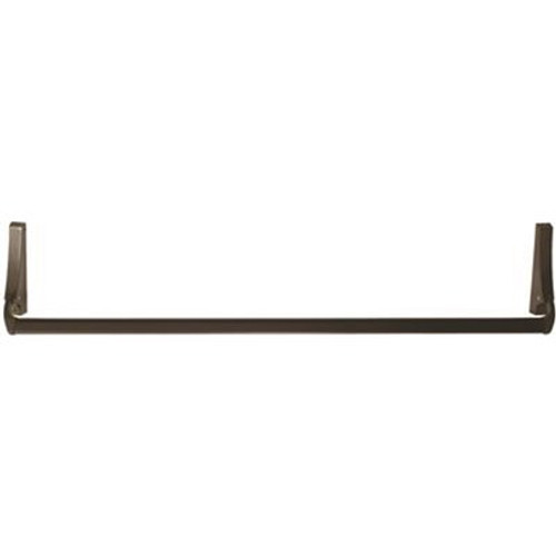 Falcon 2090 Series 44 in. Duranodic Bronze Rim Cross Bar Exit Only Device with Right-Hand Reverse