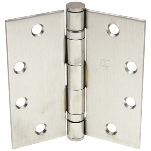 Hager Companies HAGER FULL MORTISE BALL BEARING TEMP HINGE, 4-1/2 IN. X 4-1/2 IN., DULL CHROME, 3-PACK