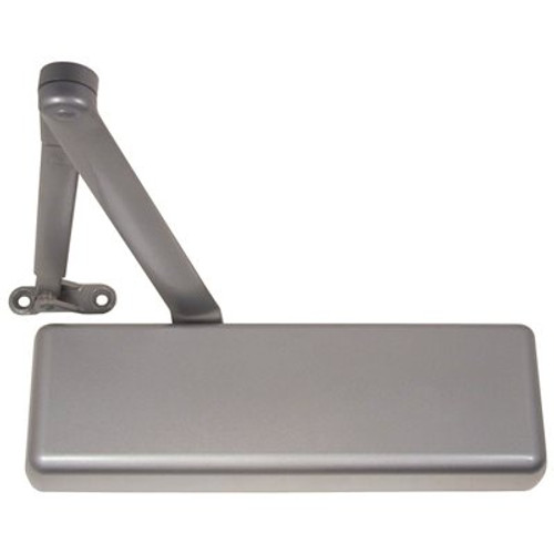 LCN 4041XP DOOR CLOSER WITH STOP AND HOLD OPEN ARM - ALUMINUM