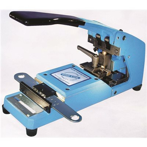 PRO-LOK PRO-LOK BLUE PUNCH KEY MACHINE FOR INTERCHANGEABLE CORE