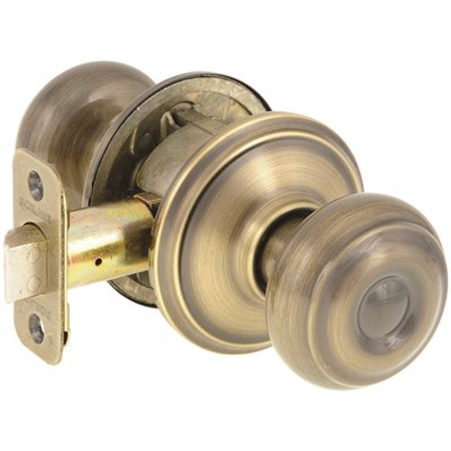 Schlage Georgian Antique Brass Passage Hall/Closet Door Knob