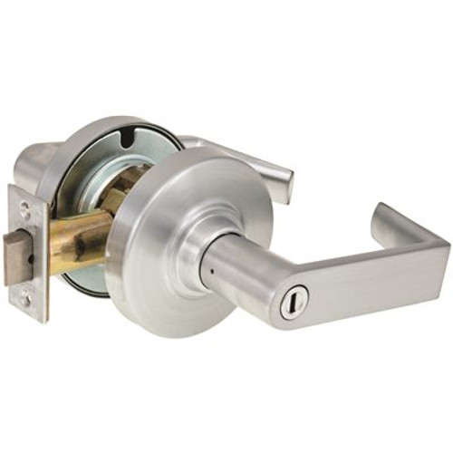 Schlage SCHLAGE D GRADE 1 RHODES PRIVACY LEVERSET 2-3/4" BS SATIN CHROME