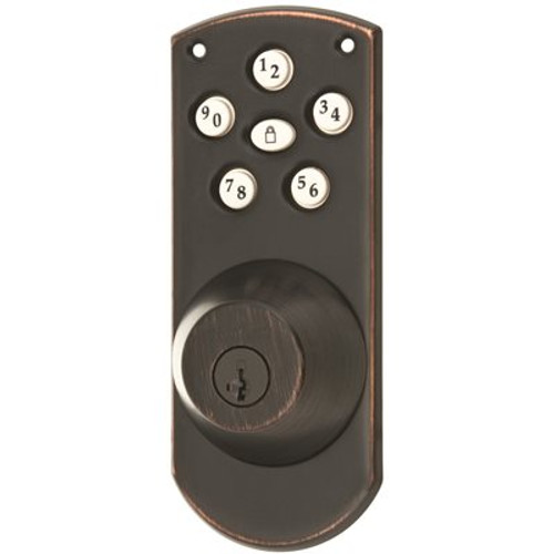 Kwikset KWIKSET POWERBOLT 1000 PUSHBUTTON RESIDENTIAL LOCK VEN BRZ