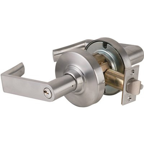 Schlage ND Series Satin Chrome Rhodes Classroom Lever Security Lock