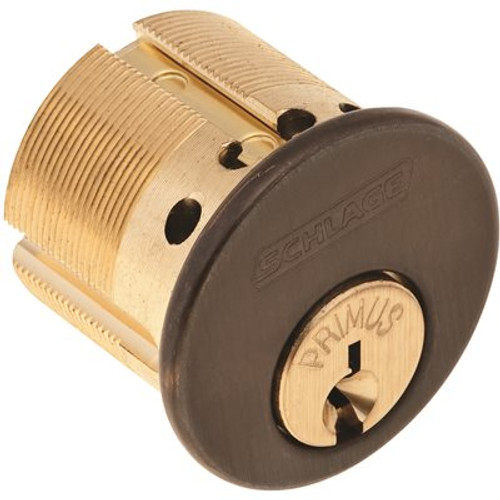 Schlage SCHLAGE PRIMUS 1-1/8' MORTISE CYLINDER CP OIL RUBBED BRONZE Schlage SCHLAGE PRIMUS 1-1/8' MORTISE CYLINDER CP OIL RUBBED BRONZE