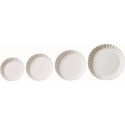 AJM Packaging Corporation PLATE PAPER UNCOATED WHITE 6 INCH