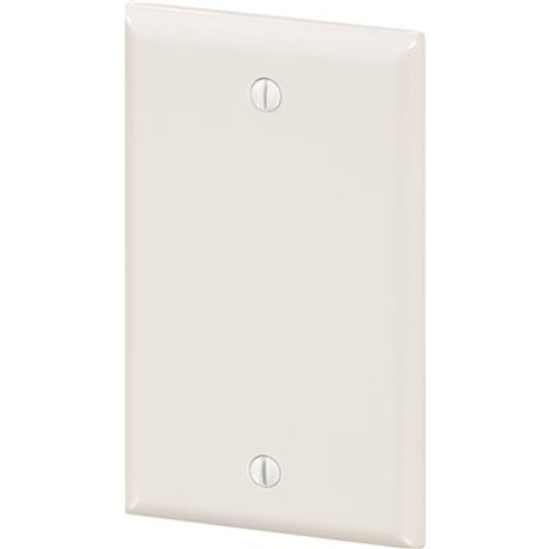 HD Supply-Maintenance Warehouse Maintenance Warehouse Single Gang Blank Wall Plate - White - Package Of 10