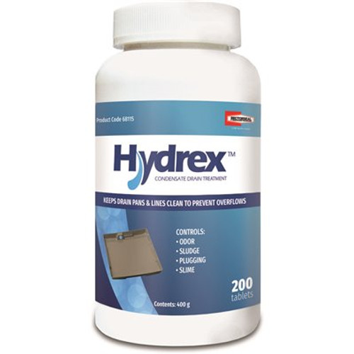 Rectorseal Rectorseal Hydrex AC Drain Pan & Line Treatment 12/Pack (200 Tab Bottle) - 68115