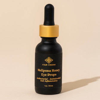 Melipona honey eyedrops in dropper bottle