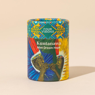 Mint Dream Hapé ceremonial Amazonian tobacco snuff in glass jar