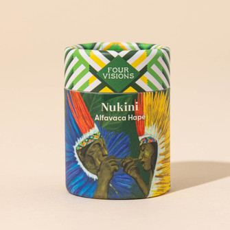 Nukini Alfavaca Hapé ceremonial Amazonian tobacco snuff in jar