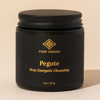 Pegote ceremonial resin in product jar