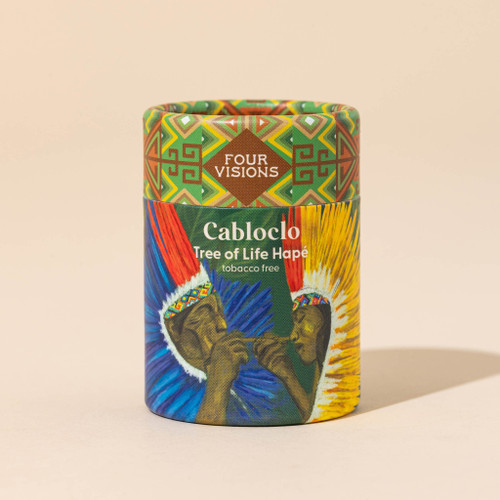 Tree of Life tobacco free Hapé ceremonial herbal snuff in jar