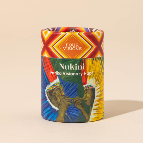 Nukini Parika Hapé ceremonial Amazonian tobacco snuff in jar