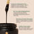Himalayan shilajit dosing spoon with product details on beige background