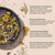 Womb cleanse yoni steam infographic with herbal blend and product details