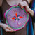 Shipibo altar cloth held in hand with visible pattern