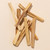 Ecuadorian palo santo wood sticks on beige background