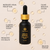 Caboclo Sananga eyedrops infographic showing product bottle and traditional use context