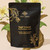 Yagé leaves product bag with botanical leaf and flower illustration