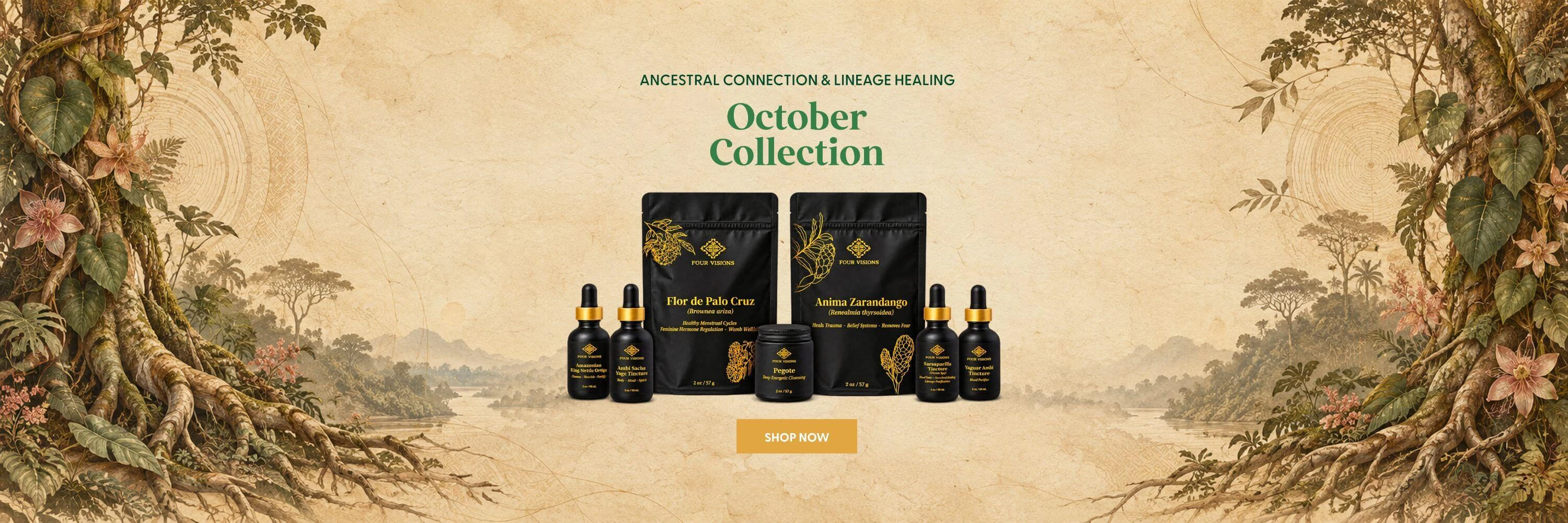 Discover our October collection for ancestral connection and lineage healing