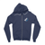 Surf Donkey (Navy Zipper Hoodie)