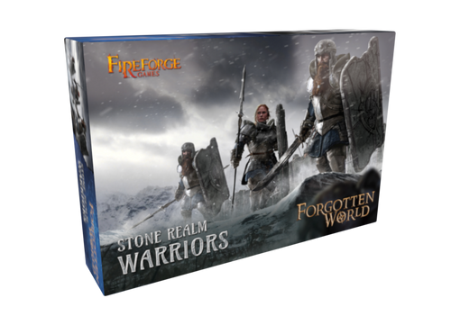 Fireforge Games 28mm Forgotten World - Stone Realm Dwarf Warriors