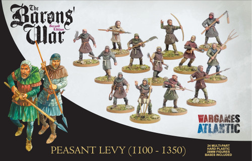 Wargames Atlantic 28mm The Barons' War - Peasant Levy 1100-1350
