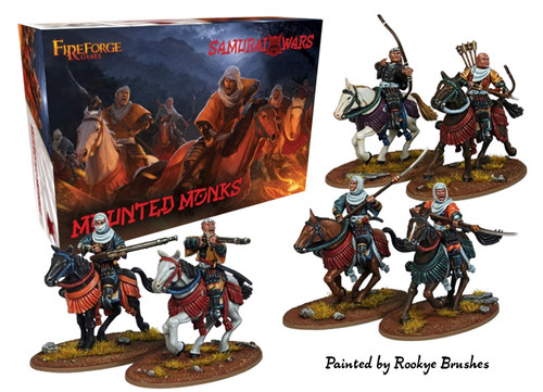 Fireforge Games 28mm Samurai Wars - Mounted Monks