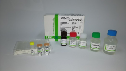 Glucagon-like Peptide-1 (GLP-1), Active Form (High Sensitivity) ELISA,  27700 (RUO) | Human, Mouse and Rat High Sensitivity Active Form GLP-1  Competitive Enzyme-linked Immune-sorbent Assay Kit IBL America