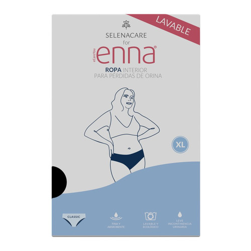 ENNA Braga Pérdidas de Orina ClásicaTalla XL Color Negro