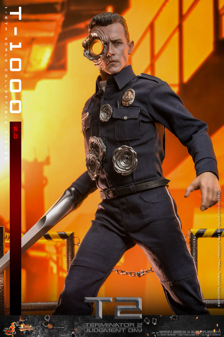 Hot Toys MMS774 T1000 Terminator Judgement Day 2.0 1/6 Scale Figure