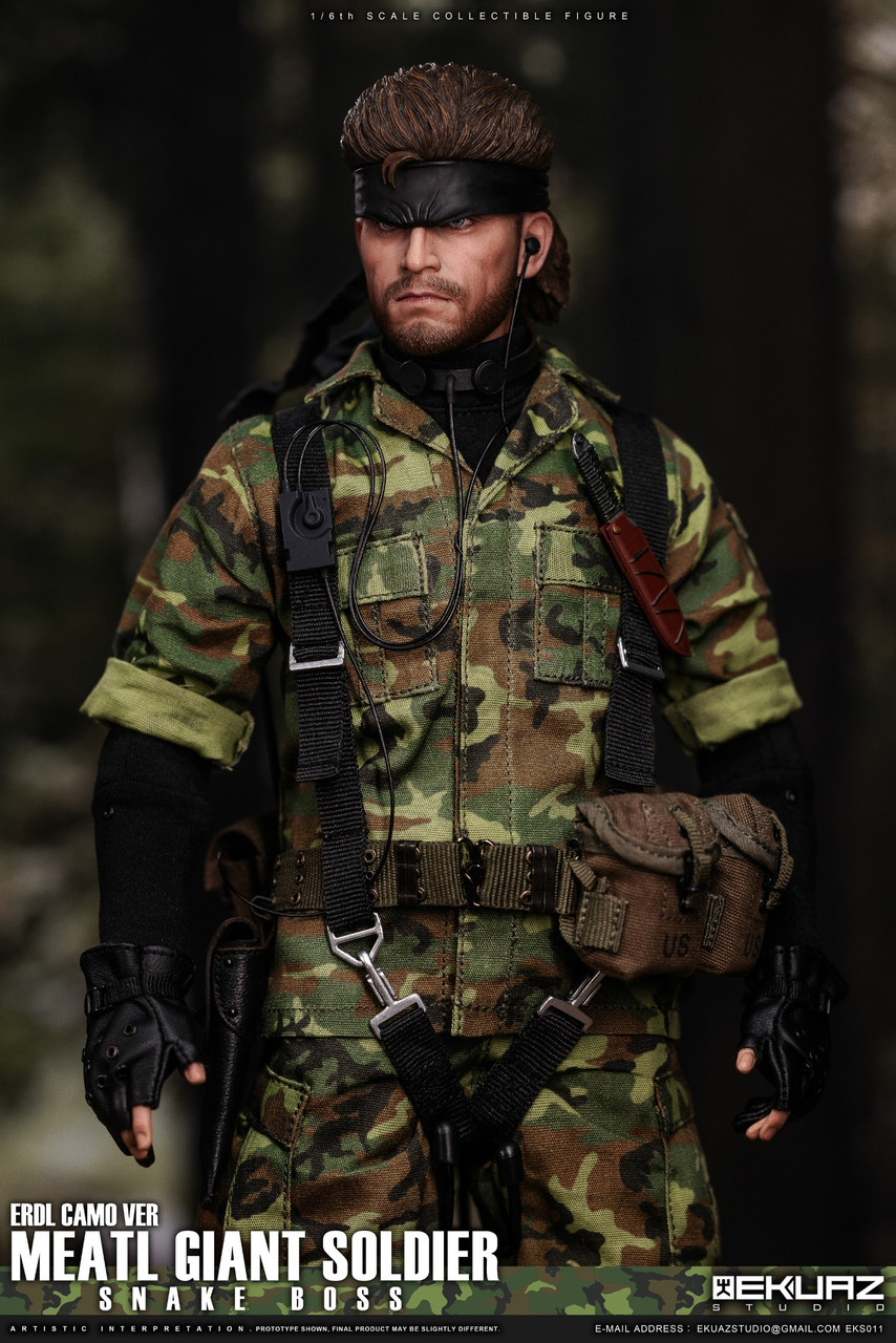 Ekuaz Studio EKS011 Snake Boss ERDL Camo Ver 1/6 Figure
