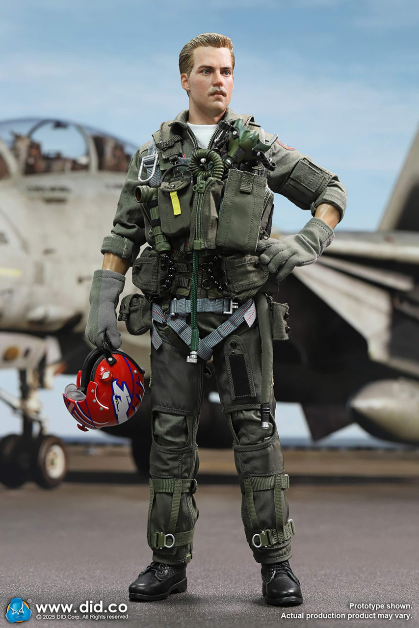 DID1/6 パイロット トムとニック MA80182 DID (MA80182) 1/6 Scale US Navy Fighter F-14 Pilot –Tom