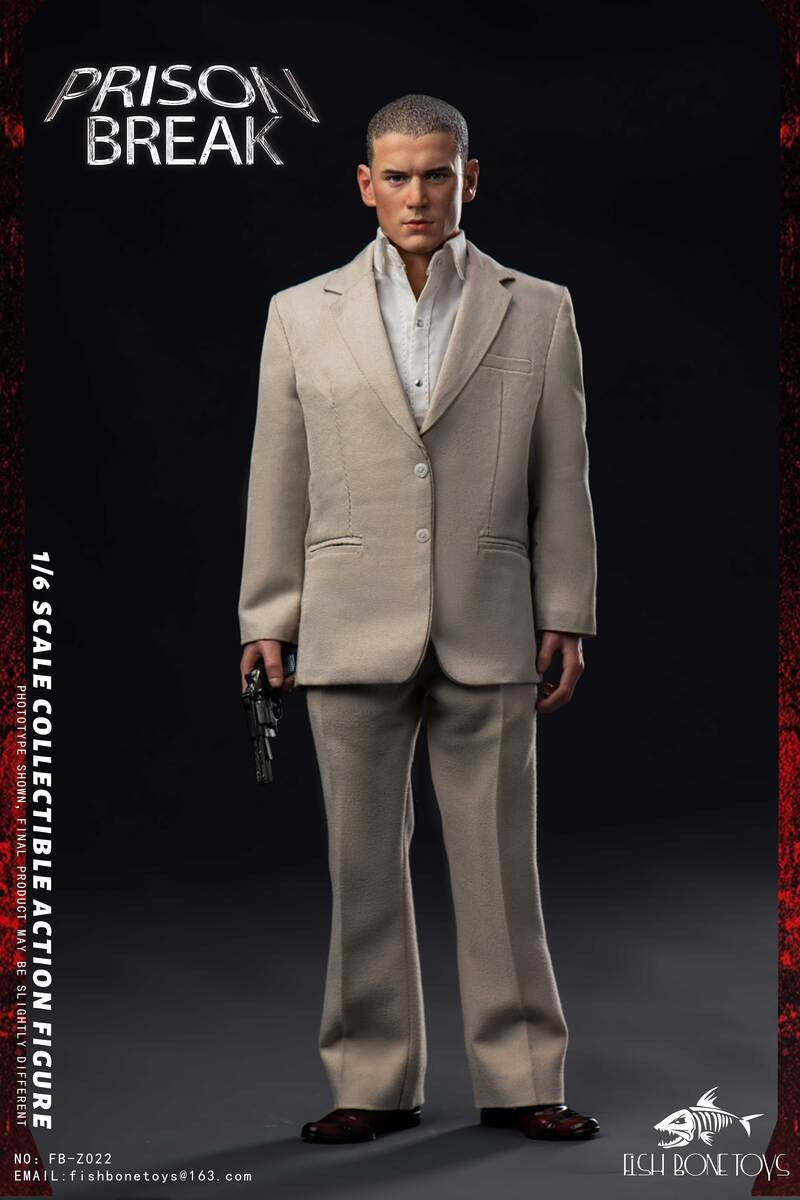 Fish Bone Toys FB-Z022 Michael (Prison Break) 1/6 Scale Figure