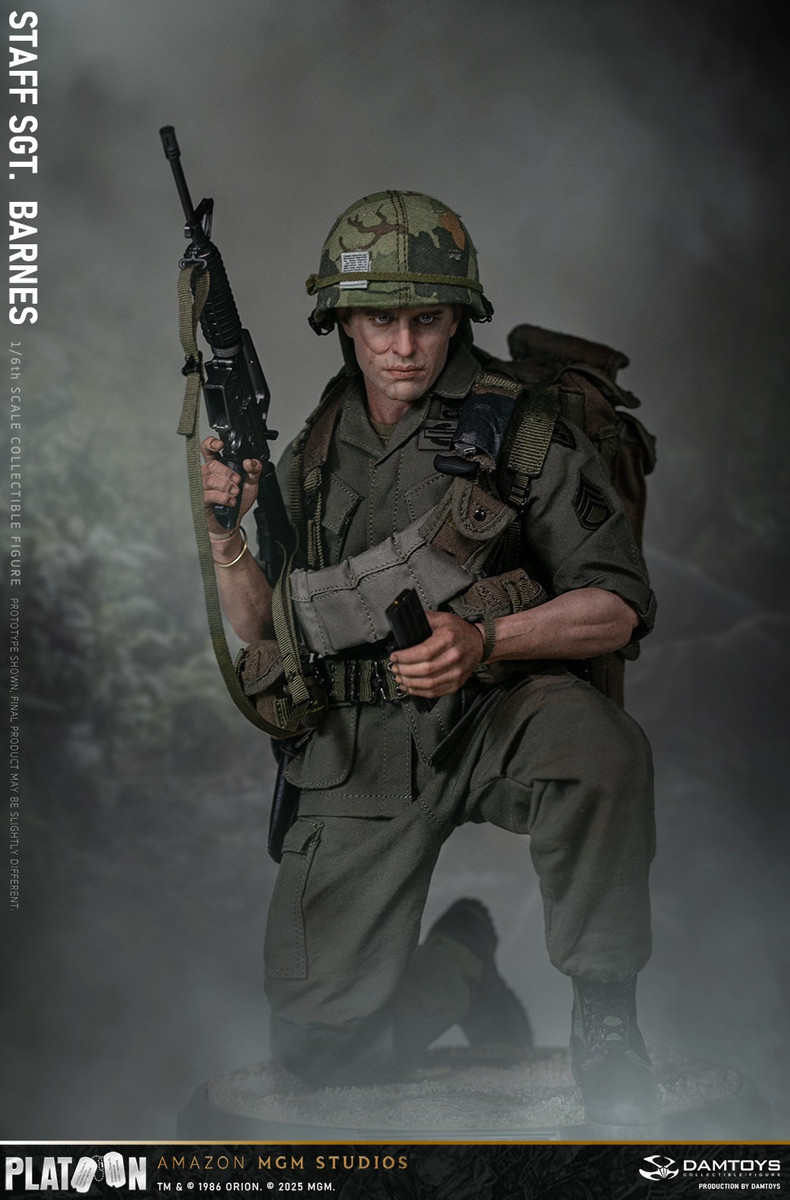 DAMTOYS DMS045 Platoon Staff Sergeant Barnes 1/6 Scale Collectible
