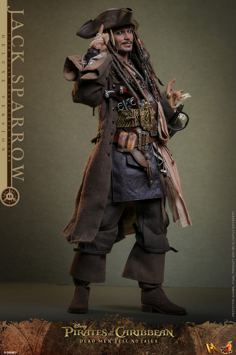 Hot Toys DX38 Jack Sparrow 2.0 Pirates of the Caribbean: Dead Men