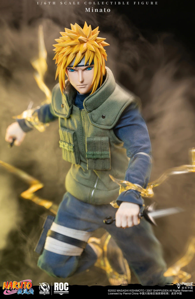 Rocket Toys ROC‑016 Minato Namikaze Yellow Flash Ver. 1/6 Scale Figure