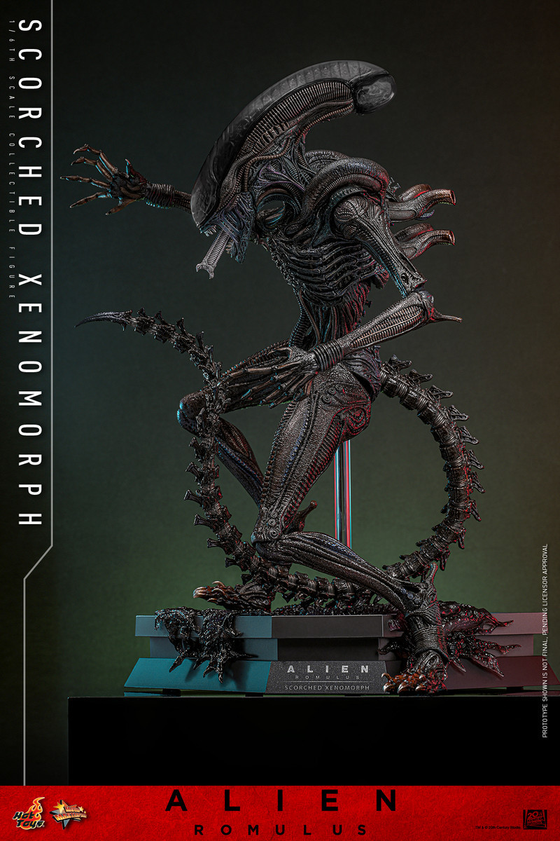 Hot Toys MMS784 Scorched Xenomorph Alien Romulus 1/6 Figure